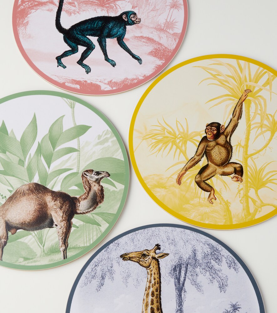  Les-ottomans Les-ottomans Set La Menagerie Ottomane Aus Vier Tischsets 