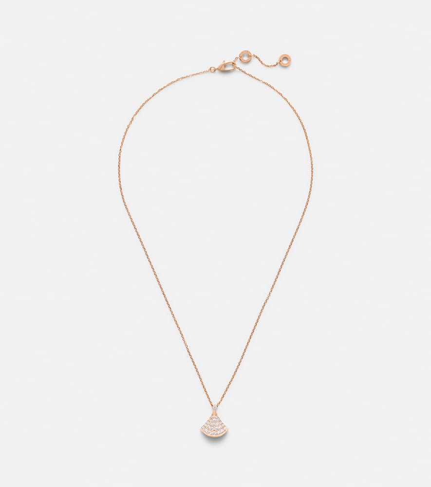 Bvlgari Diva's Dream 18kt rose gold necklace with diamonds