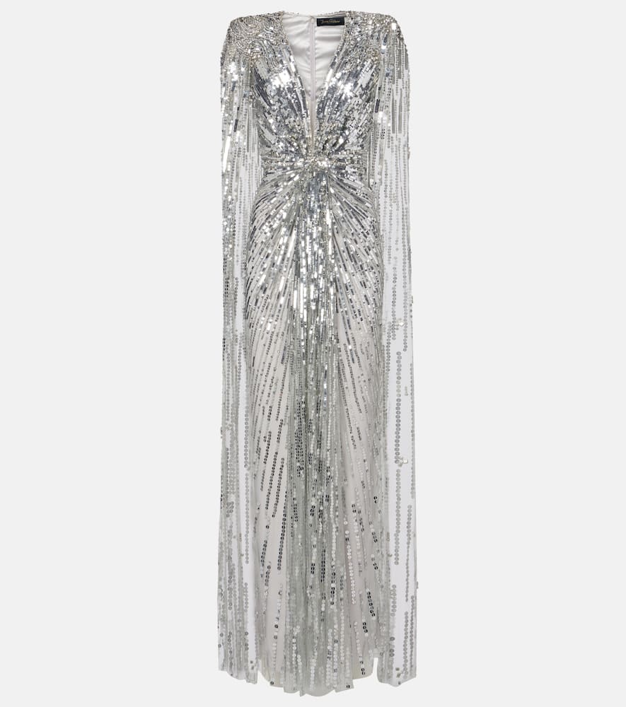 Jenny Packham Gold Rush sequined cocktail dress