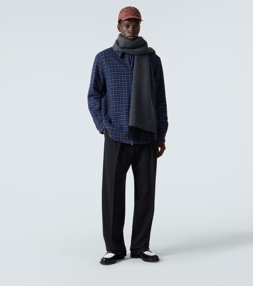  Gucci Gucci Schal Gg Aus Kaschmir 