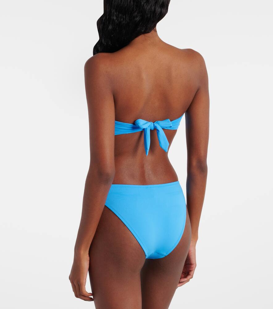 Melissa Odabash Toulouse Bandeau Bikini Top In Blue