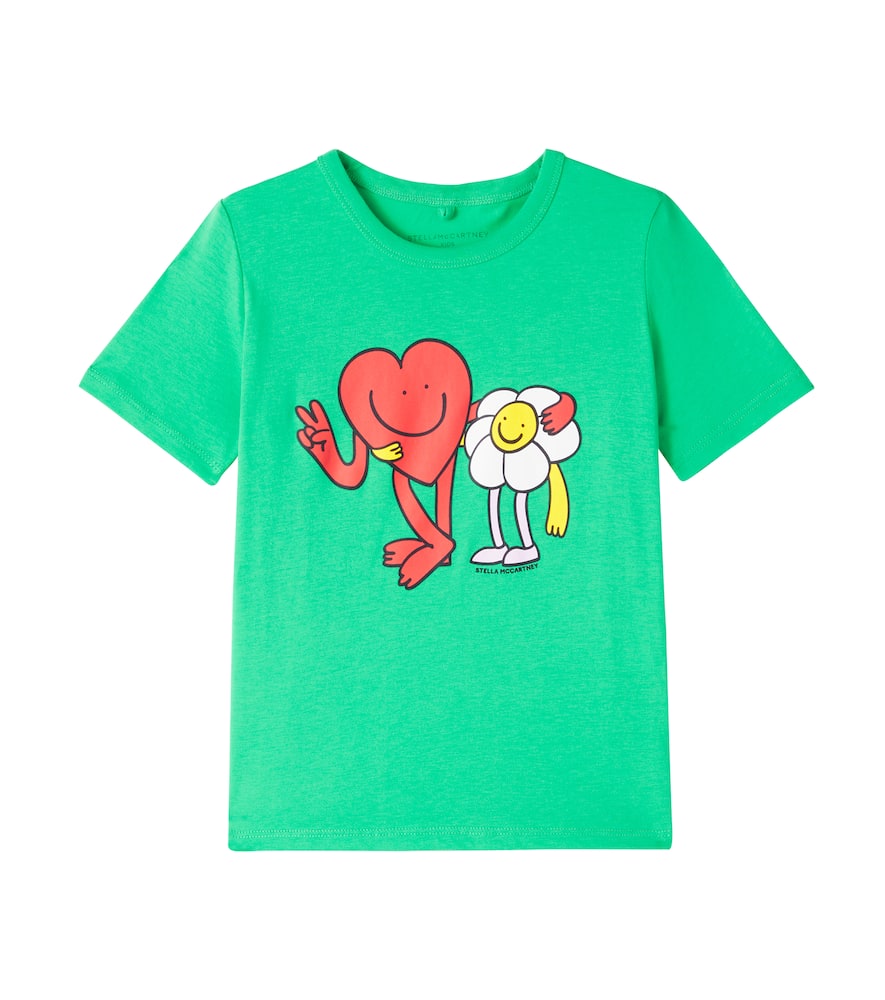 Stella Mccartney Printed Cotton Jersey T-shirt