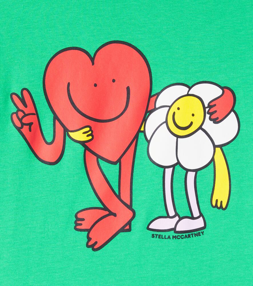Stella Mccartney Printed Cotton Jersey T-shirt