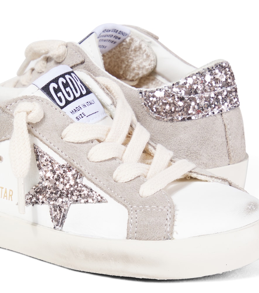  Golden Goose Kids Golden Goose Kids Zapatillas Super-star De Piel Y Ante 