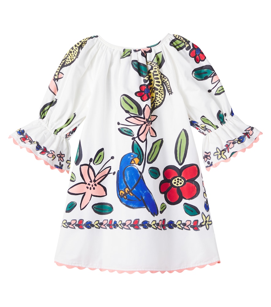  Fabula Fábula Bedrucktes Kleid Ramo De Flor Aus Baumwolle 