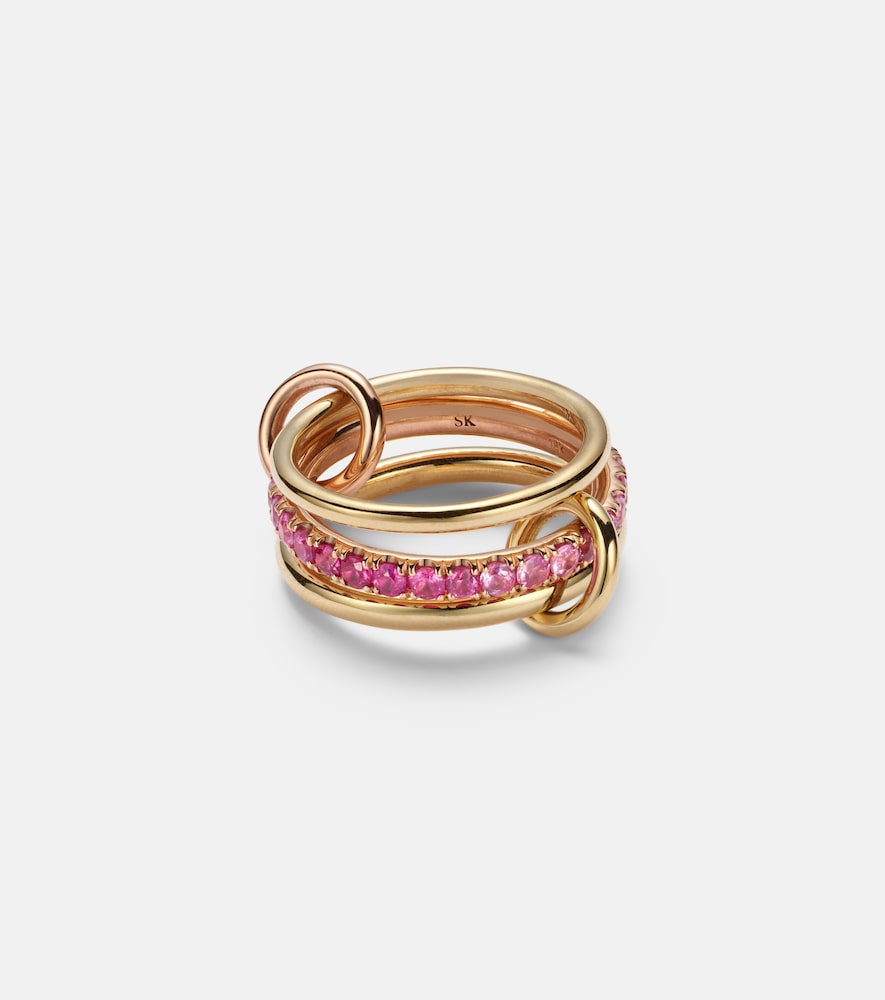 Spinelli Kilcollin Petunia 18kt gold ring with sapphires