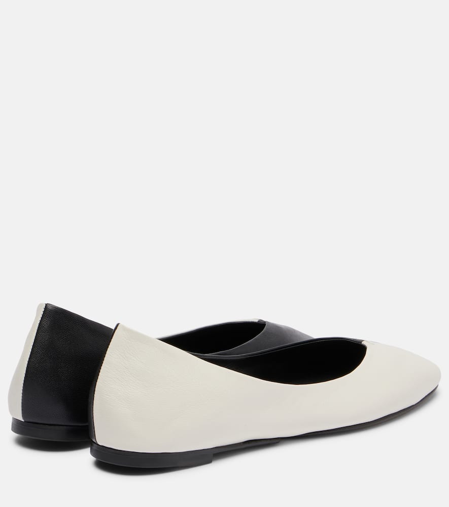 Jacquemus Ballerines Leather Ballet Flats In Multi