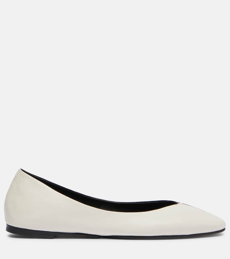 Jacquemus Ballerines Leather Ballet Flats In Multi