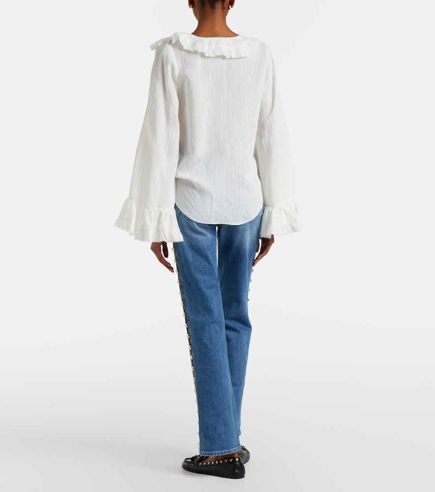  Simkhai Simkhai Amelia Studded Straight Jeans 