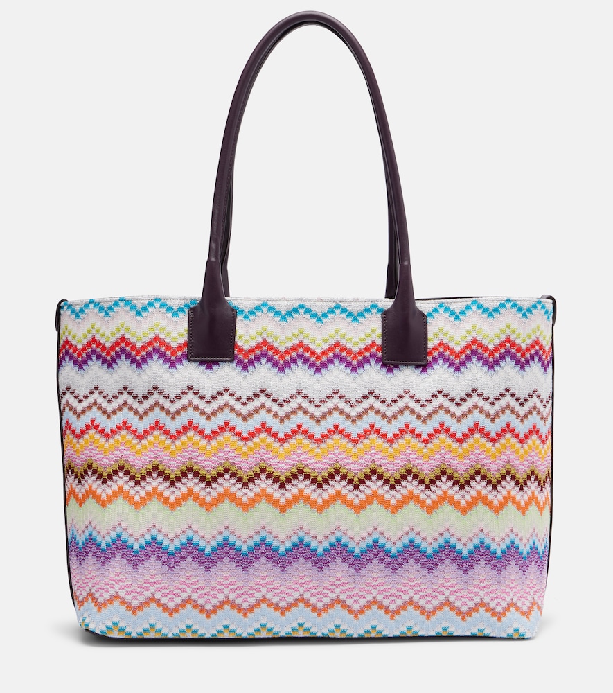 Missoni Cabas Zigzag en lam et cuir 750 €