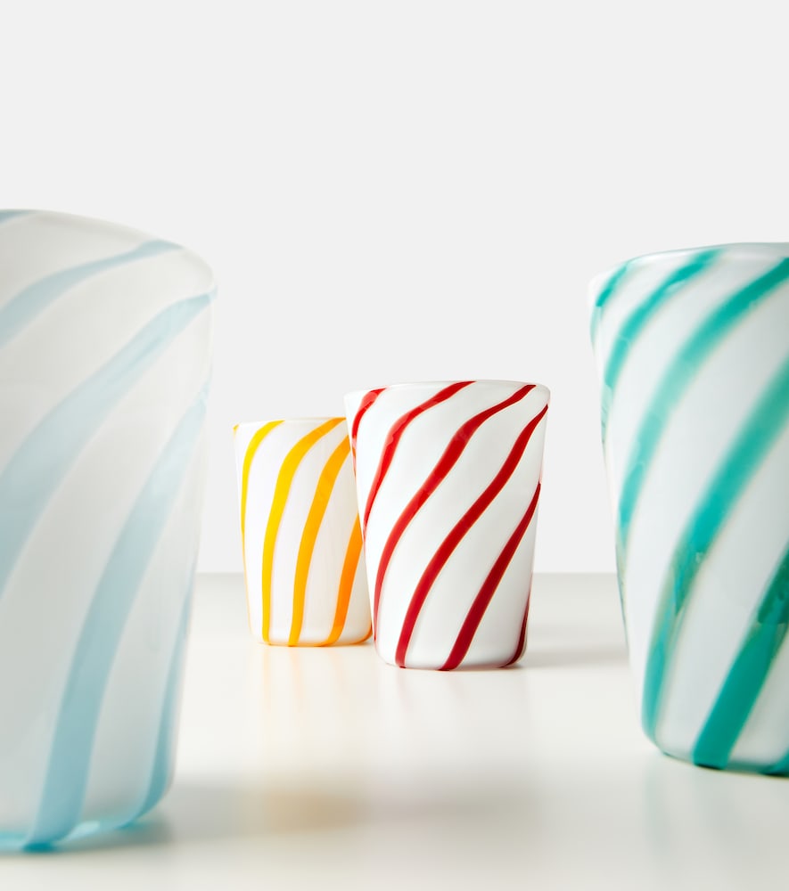  Bitossi Bitossi Set Of 4 Striped Glasses 