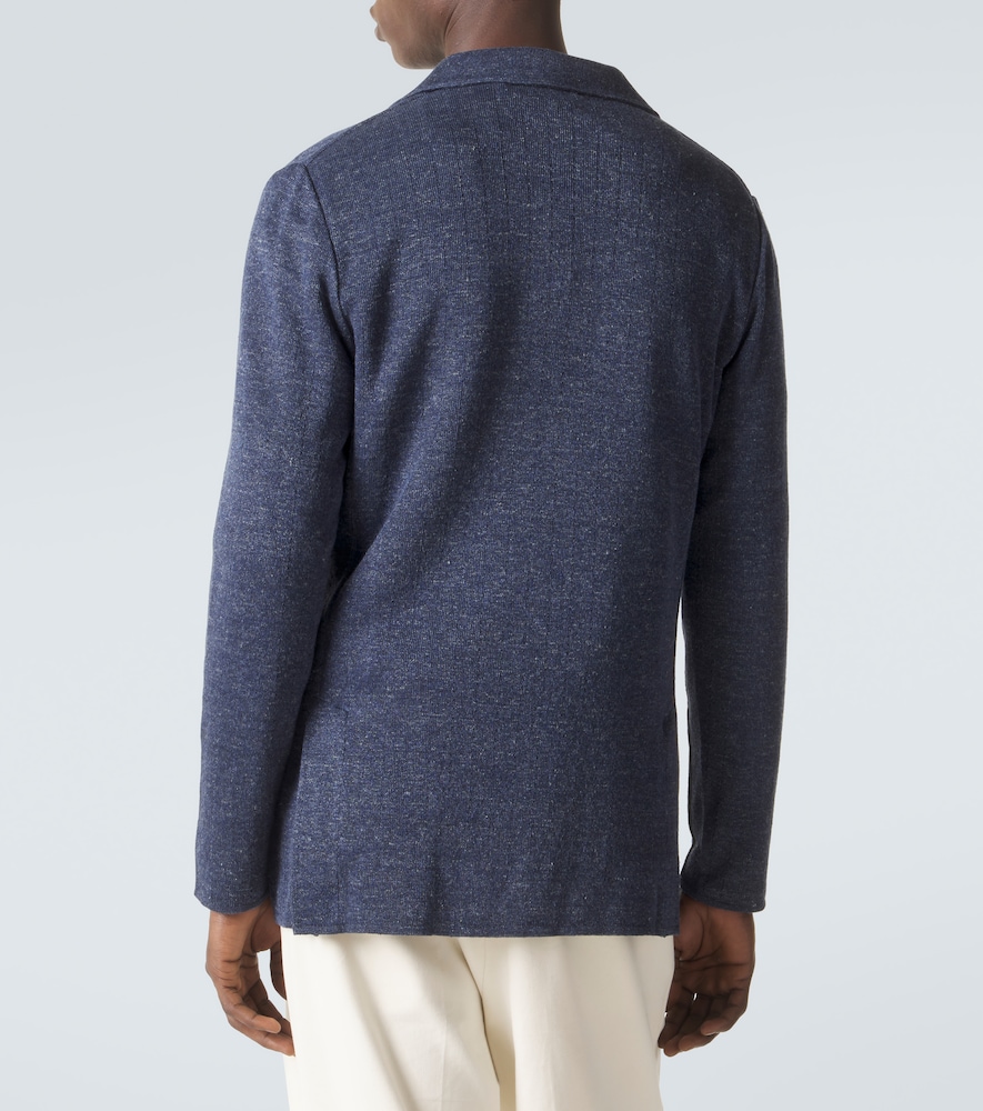  Lardini Lardini Blazer Aus Leinen Und Seide 