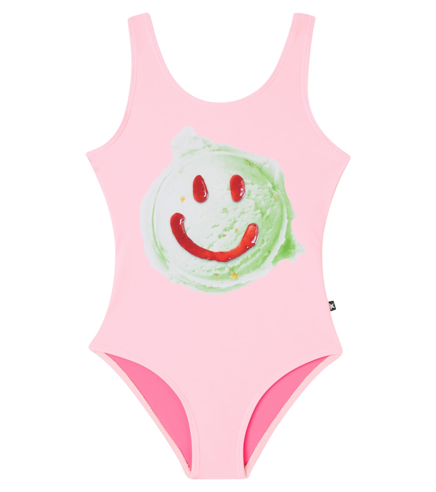 Molo Pink Nika Printed Swimsuit Y Size 5 - Mytheresa