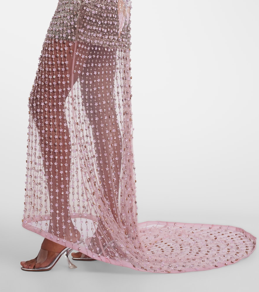  La Fuori Lã  Fuori Embellished One-shoulder Gown 