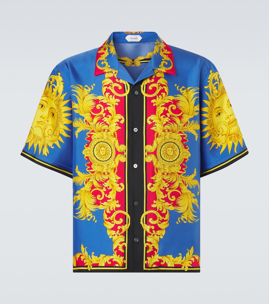 Versace Homme Multicolore Chemise De Bowling En Soie Imprimée Eu Taille 42 - Mytheresa