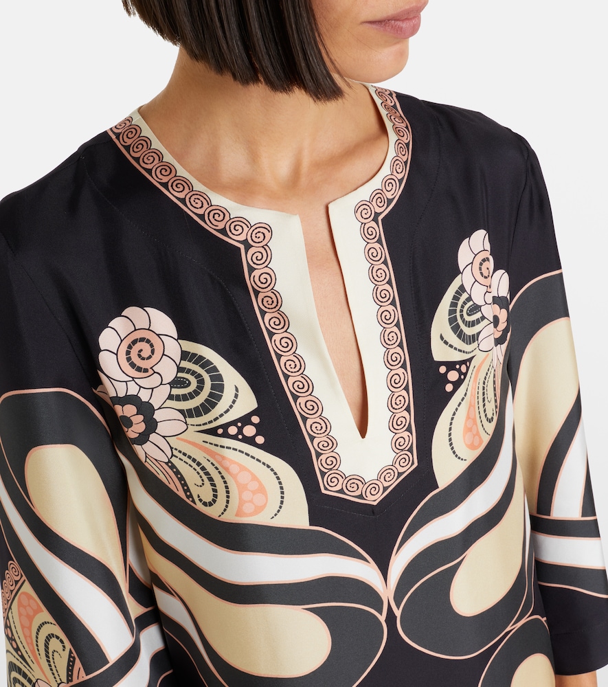  La Doublej La Doublej Kaftan Aus Seiden-twill 