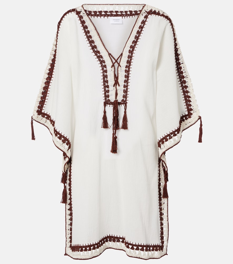 Anna Kosturova Crochet cotton kaftan