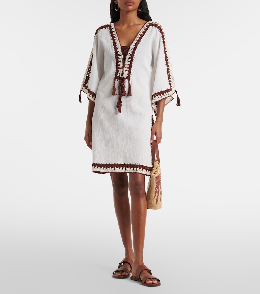 Anna Kosturova Crochet cotton kaftan