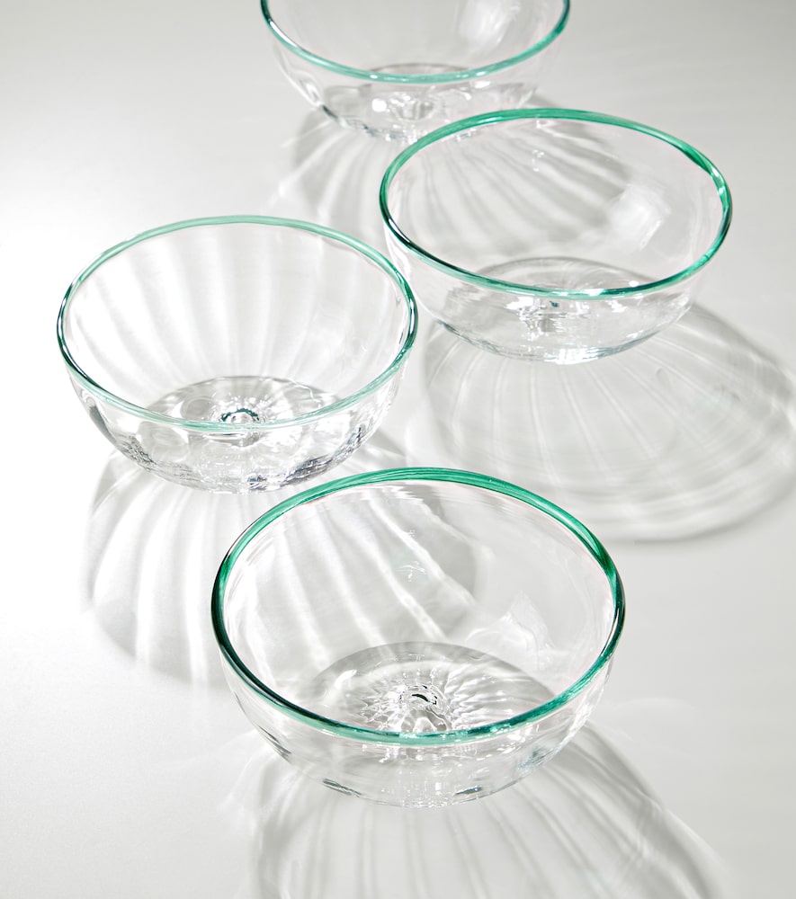  Akua Objects Akua Objects Peter Set Of 4 Glass Bowls 