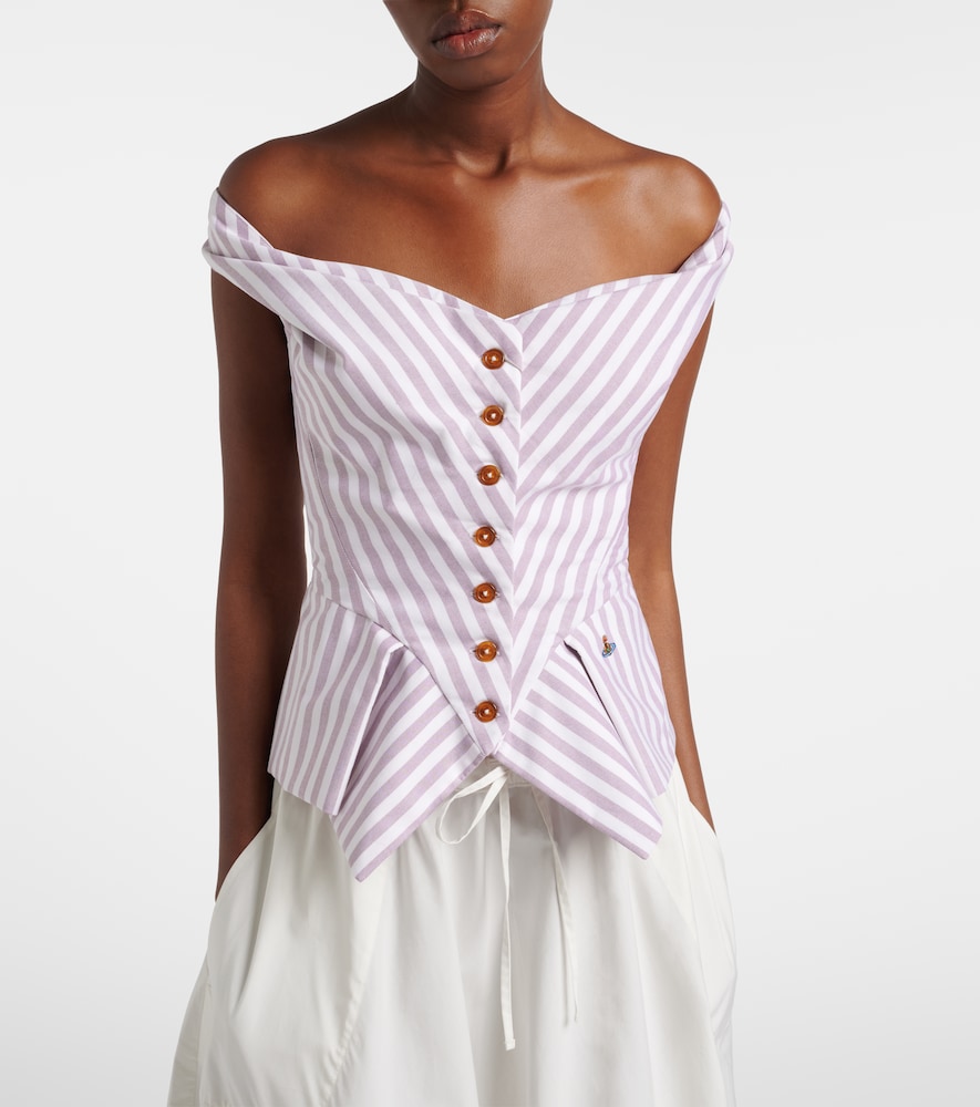 Monday Striped Cotton Top