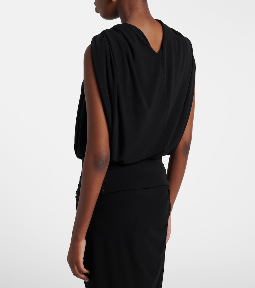  Sportmax Sportmax Top De Crepé Drapeado 