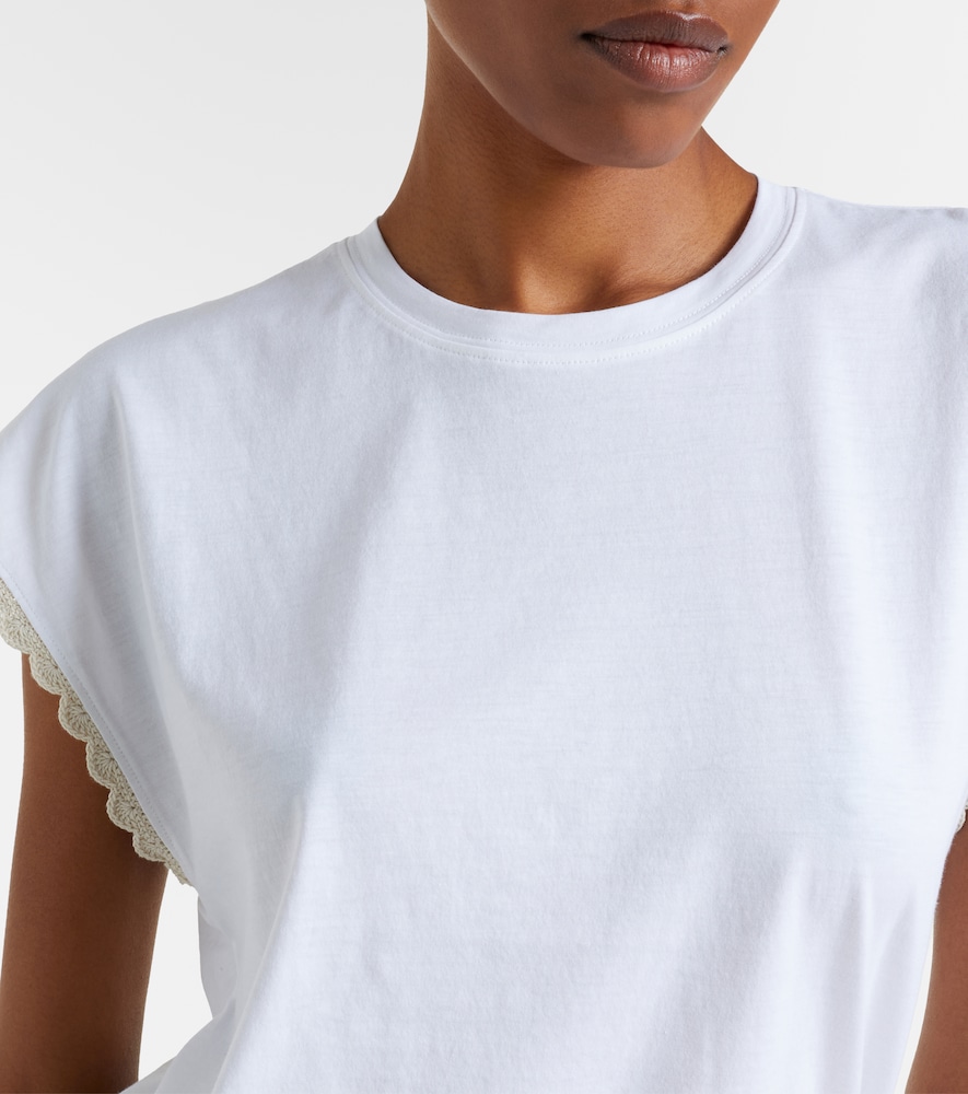  Frame Frame T-shirt The Crochet Aus Baumwoll-jersey 