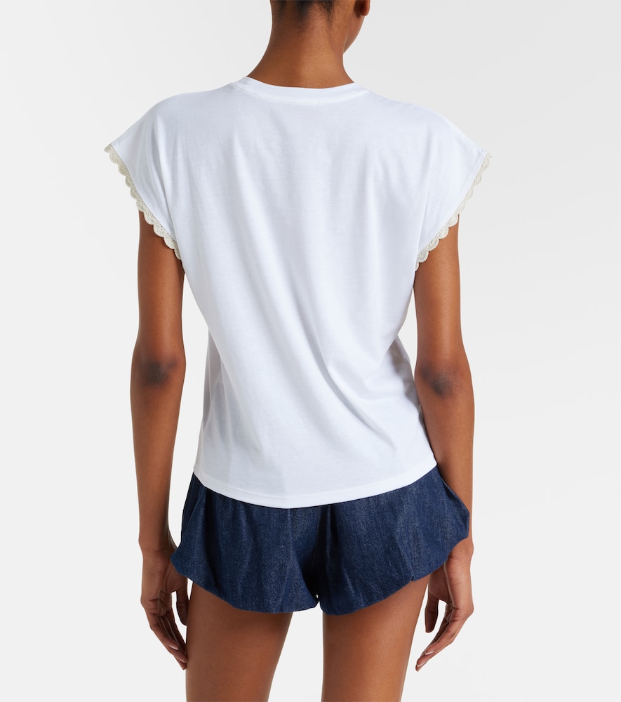 The Crochet Cotton Jersey T-Shirt