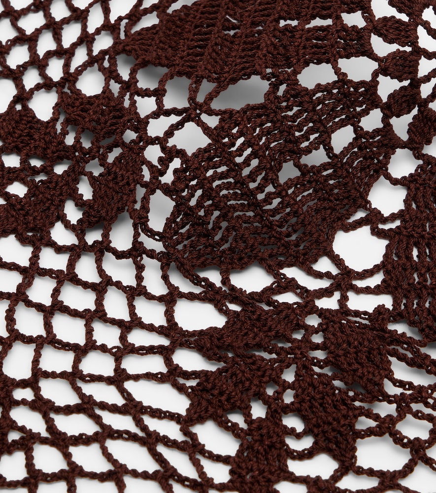  Magda Butrym Magda Butrym Crochet Cotton Headwrap 