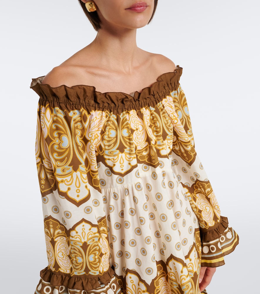 La DoubleJ Placée printed cotton minidress | Thumbnail 3