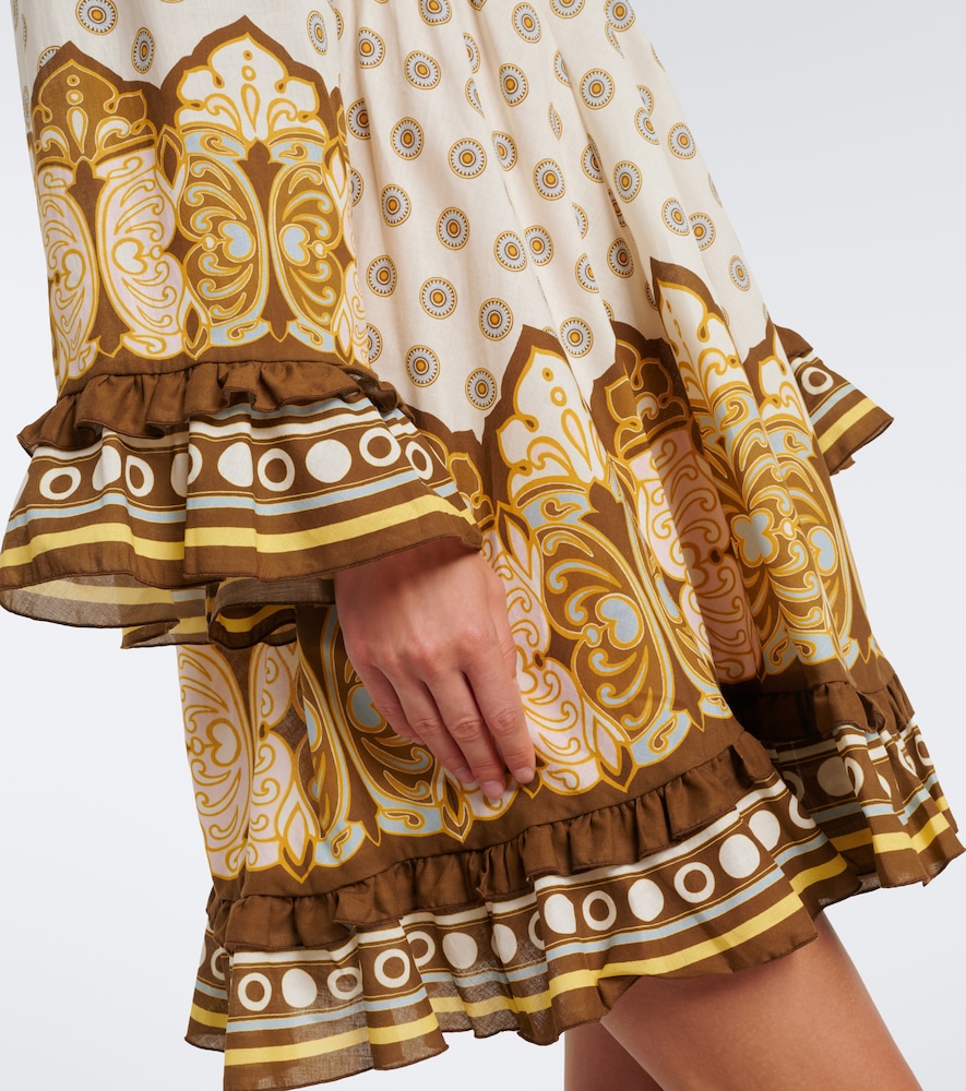La DoubleJ Placée printed cotton minidress | Thumbnail 4