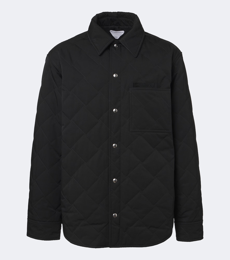 Overshirt Intrecciato aus einem Baumwollgemisch