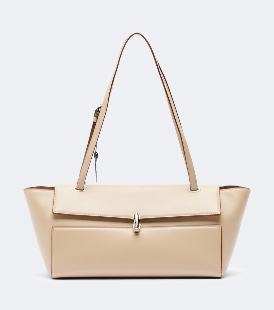 Schultertasche Symmetry Trapeze Medium aus Leder