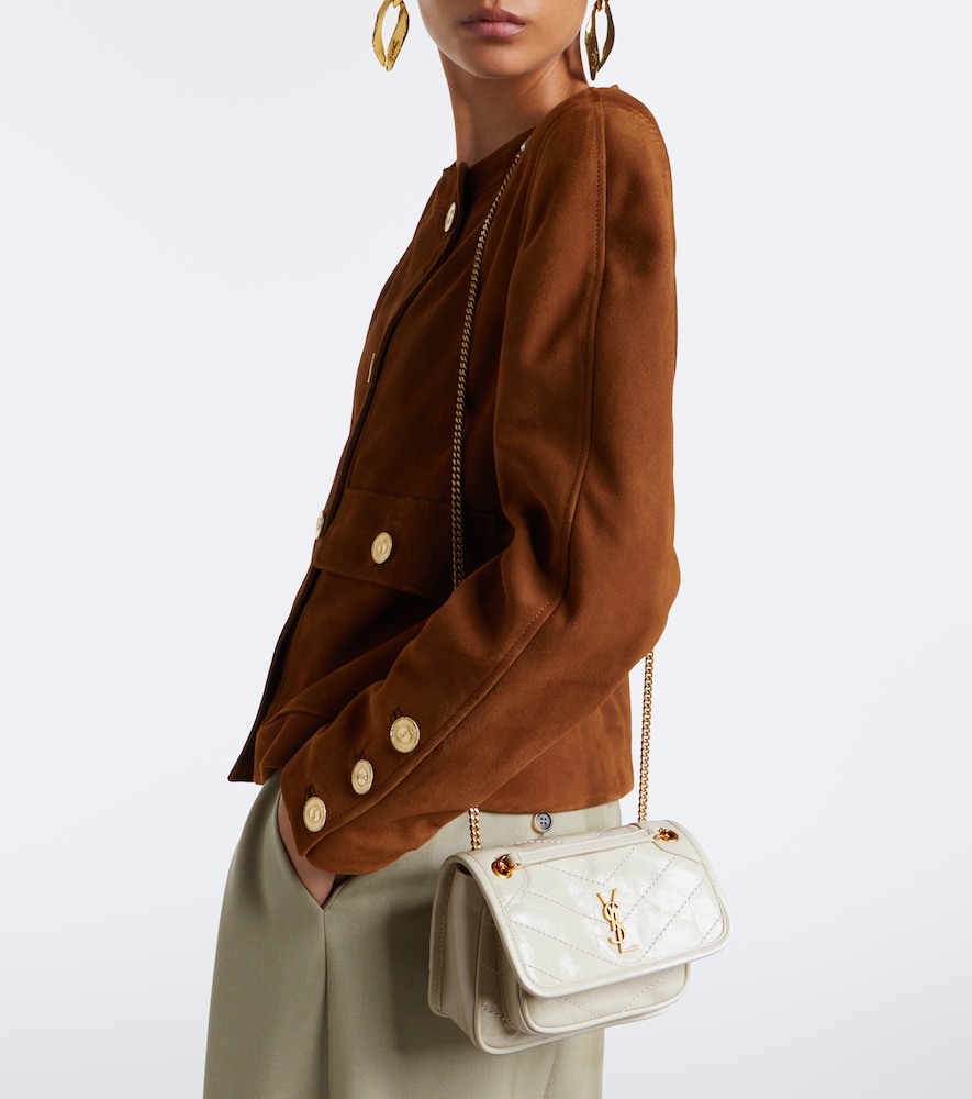 Saint Laurent Niki Cassandre Mini leather shoulder bag