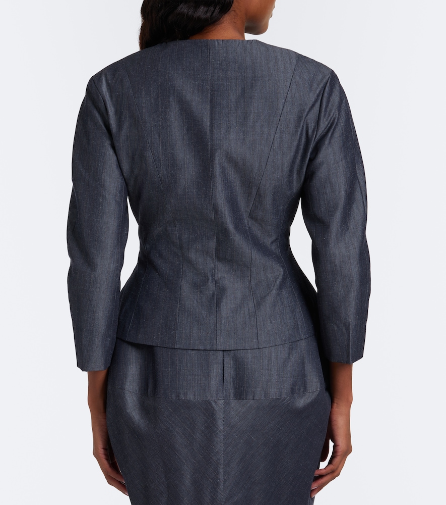Palmier Cotton And Mohair-Blend Jacket