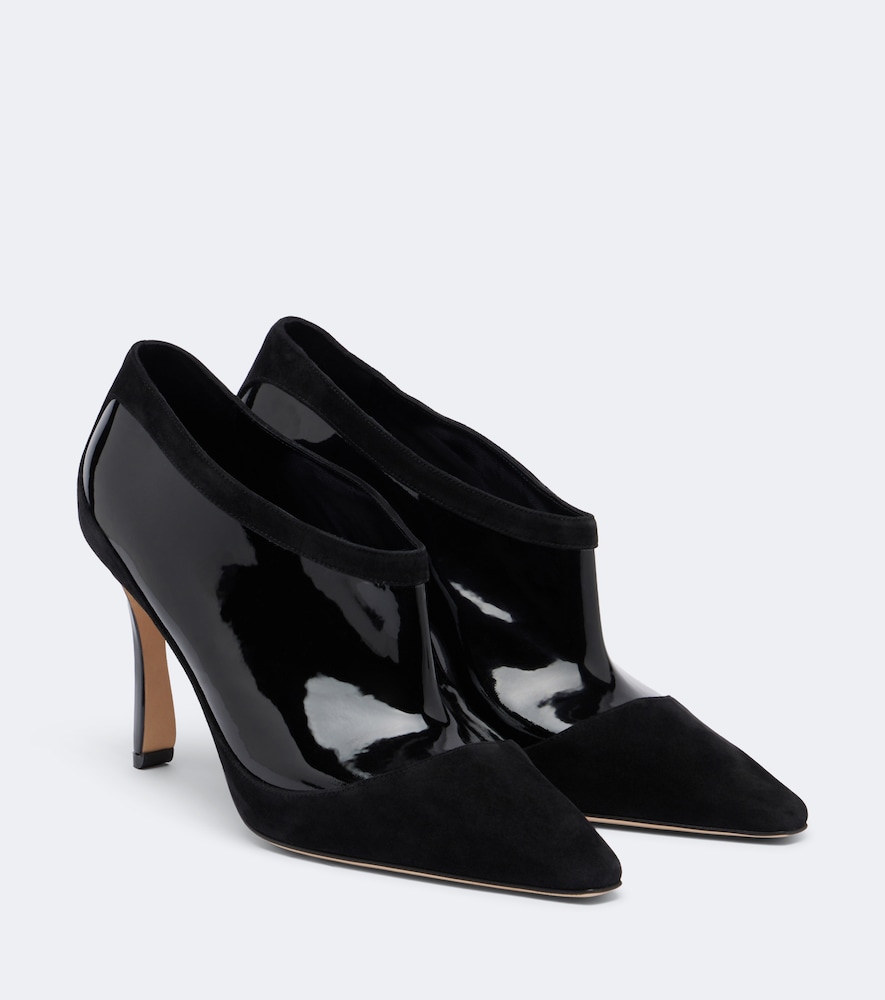 Pumps Ters aus Veloursleder mit Leder