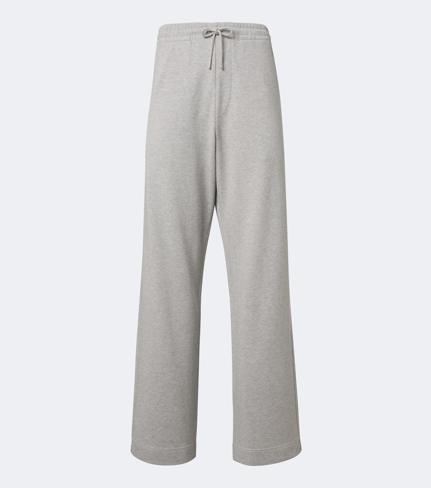 Dries Van Noten Cotton Jersey Sweatpants In Gray