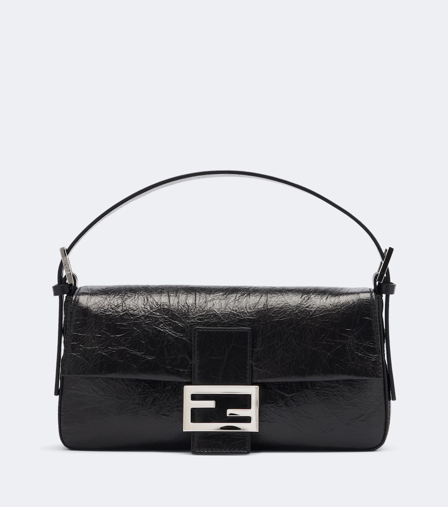 Schultertasche Baguette Small aus Leder