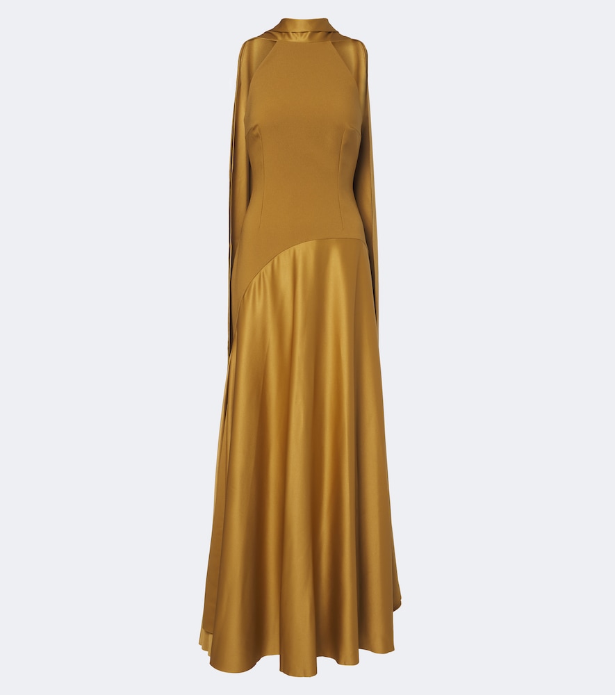 Robe Cece aus Crêpe und Satin