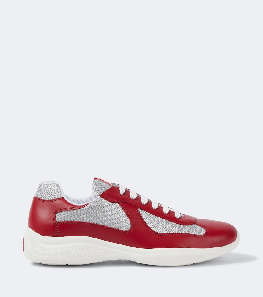  Prada Prada Sneakers America's Cup Mit Leder 