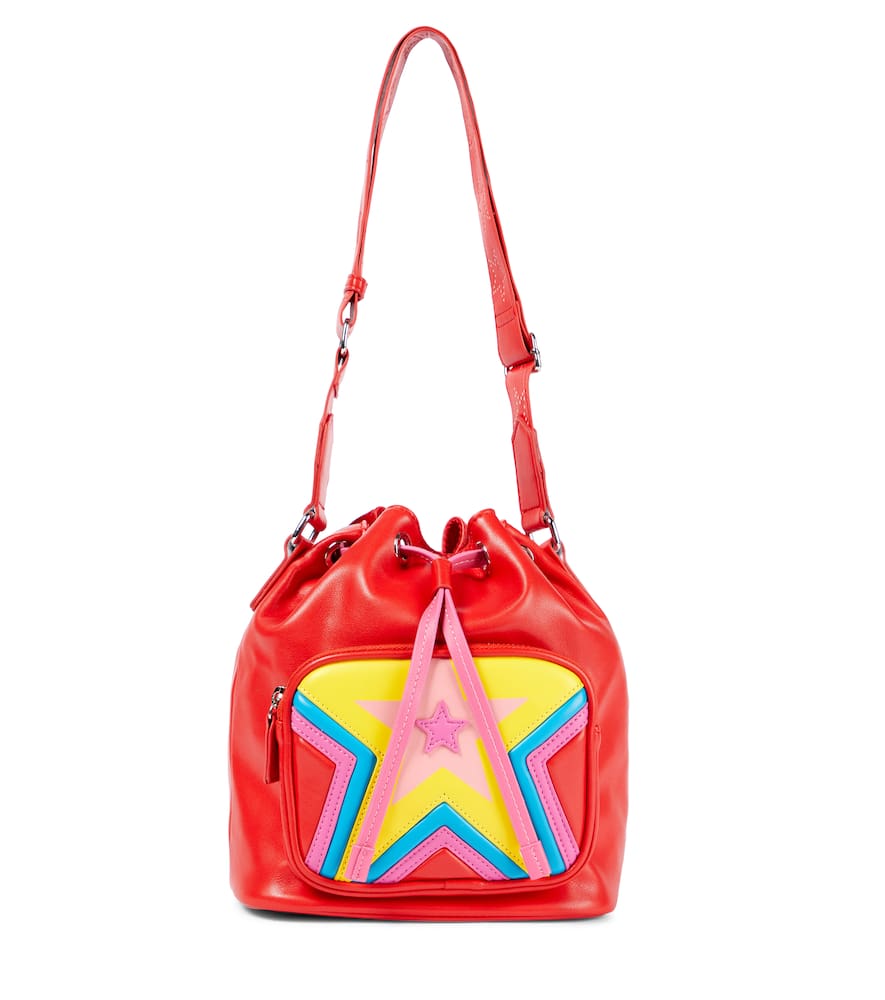 Stella McCartney Kids Faux leather bucket bag