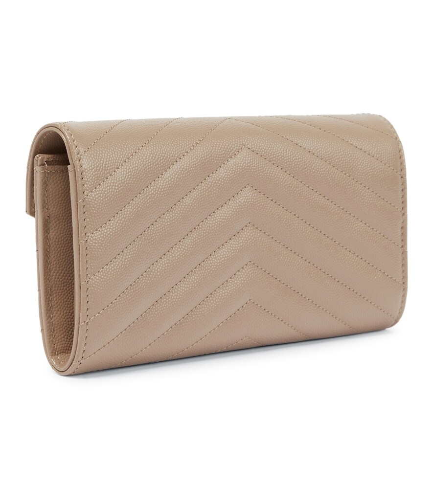  Saint Laurent Saint Laurent Monogram Large Leather Wallet 
