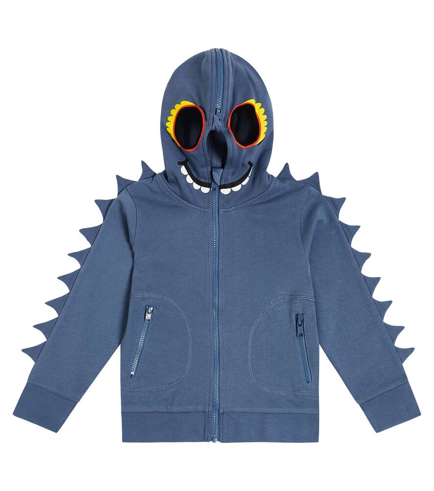 Stella McCartney Kids Cotton jersey zip-up hoodie