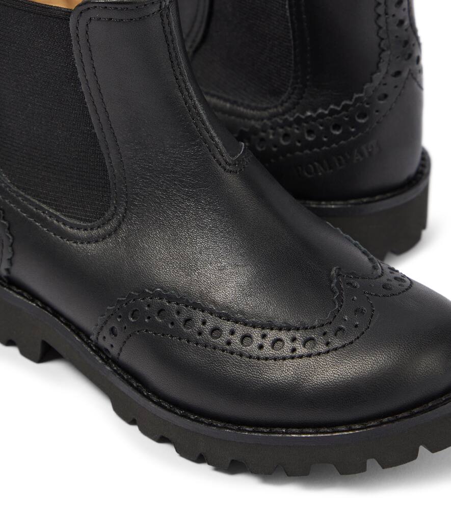Pom D'api Roadster Leather Boots In Black
