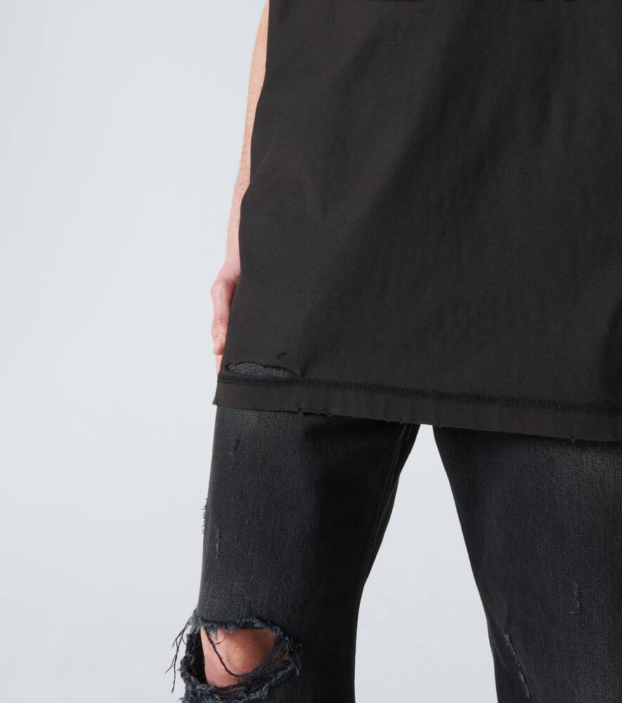 Balenciaga Antwerpen Black Oversize T-shirt In Black