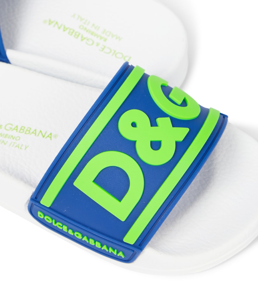  Dolce&gabbana Kids Dolce&gabbana Kids Sandalias Con Logo 