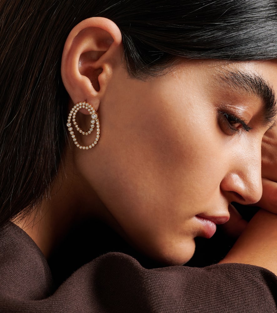 SOPHIE BILLE BRAHE EMBRASSÉE DE DIAMANT 18KT GOLD SINGLE EARRING WITH DIAMONDS