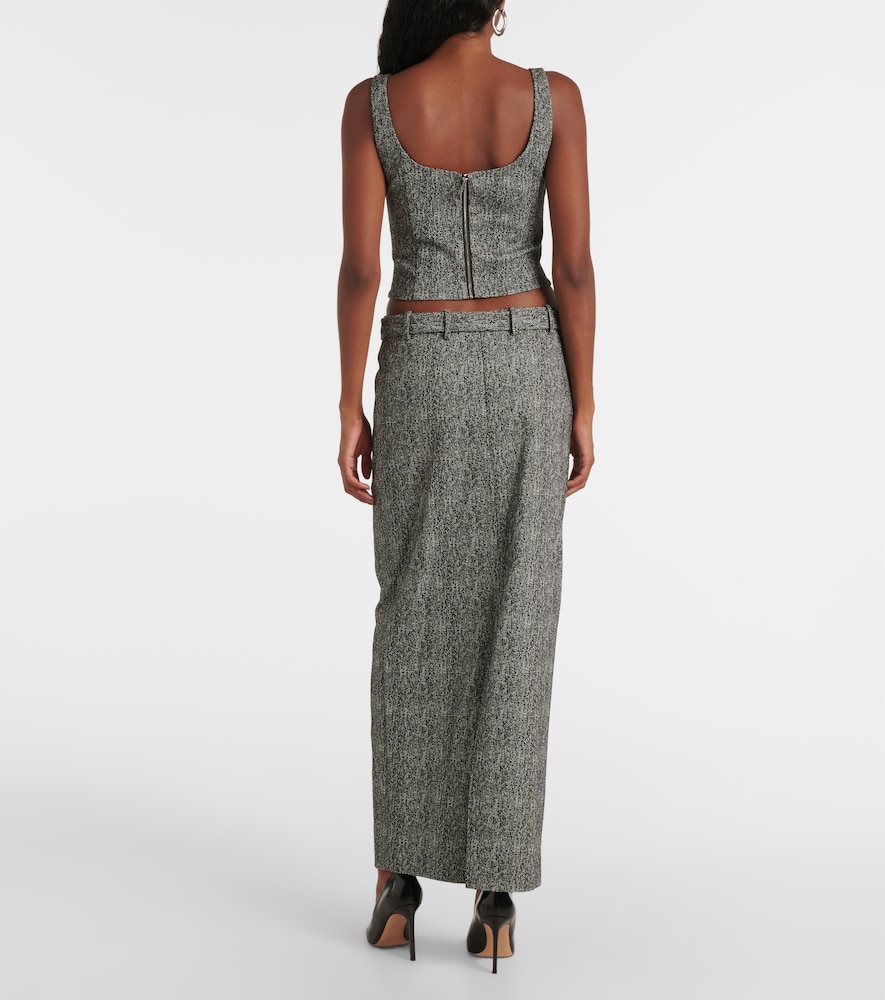  Staud Staud Murray Herringbone Maxi Skirt 