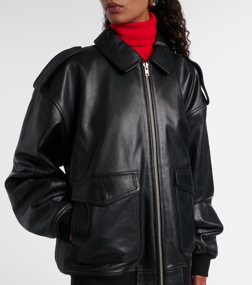 The Frankie Shop Viper leather jacket
