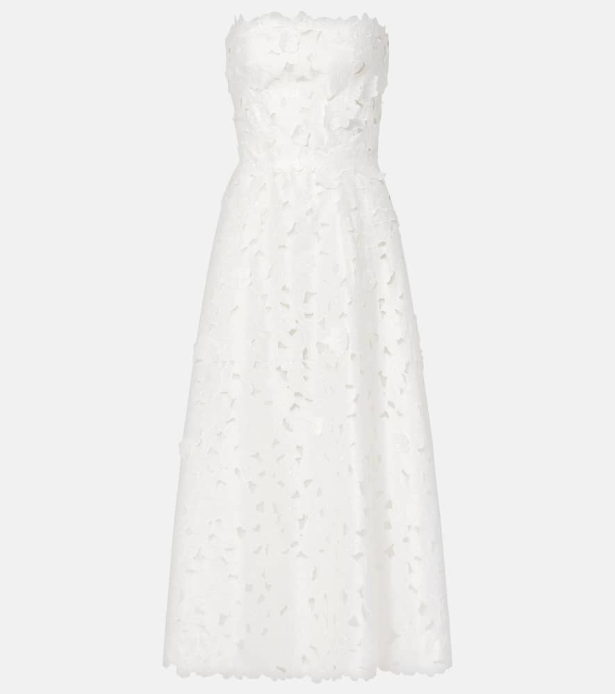 COSTARELLOS NORINA SATIN LACE COCKTAIL DRESS