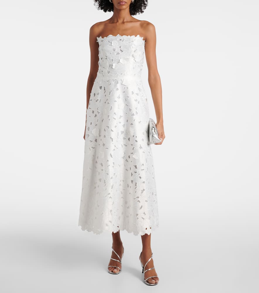 COSTARELLOS NORINA SATIN LACE COCKTAIL DRESS